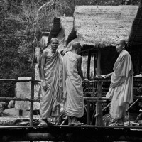 Group of Buddhist Monks Visit Kirirom Resort