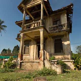 Abandoned French-colonial building from 1930's