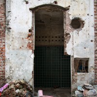 Entrance of a Ruined Cinema